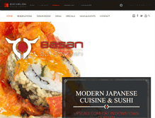 Tablet Screenshot of basanrestaurant.com
